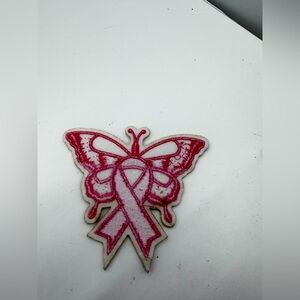New Breast Cancer Awareness Butterfly Pink Patch Honor Remember Inspire